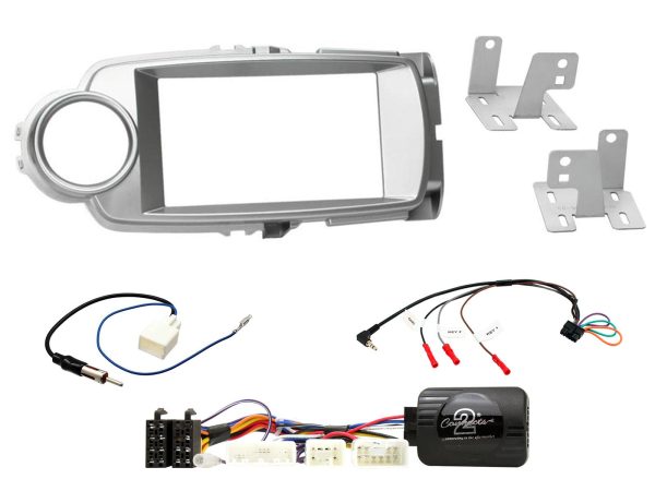 Connects2 CTKTY09 Toyota Yaris 2011–2017 fitting kit – silver
