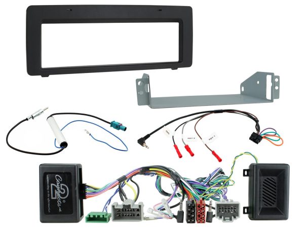 Connects2 CTKVL10 Volvo Single-DIN Installation Kit for Non-Amplified Systems — Black