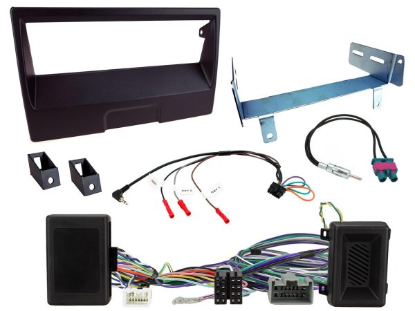 Connects2 CTKVL11 Volvo Single-DIN Installation Kit for Non-Amplified Systems — Black