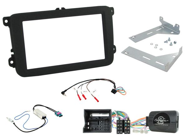 Connects2 CTKVW17 VW MIB-PQ double-DIN fitting kit – black