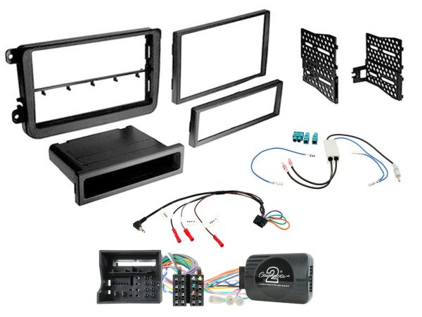 Connects2 CTKVW23 VW MIB-PQ single/double-DIN fitting kit with pocket