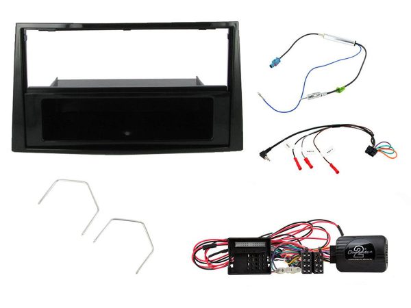 Connects2 CTKVX17 Piano-Black Single-DIN Fitting Kit for Vauxhall Corsa
