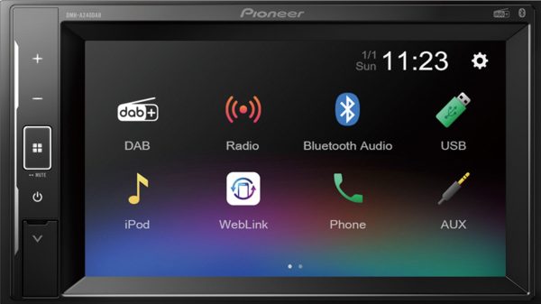 Pioneer DMH-A240DAB Mechless 6.2" Touchscreen, DAB, Bluetooth