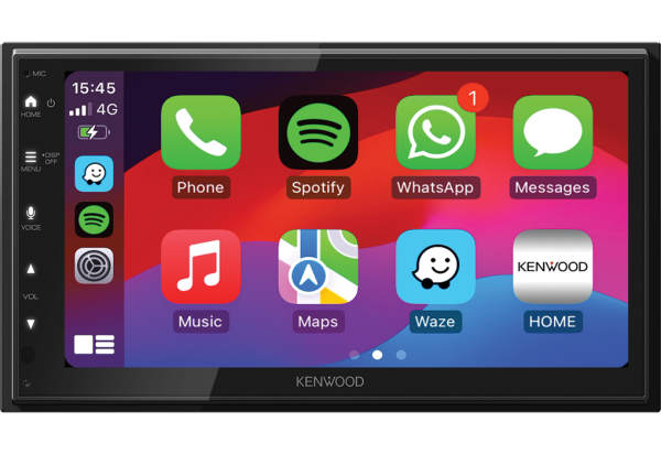 Kenwood DMX6523DABS 6.8-inch Wireless CarPlay & Android Auto Stereo