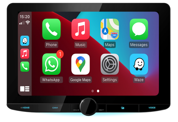 Kenwood DMX9724XDS 10.1-inch Floating CarPlay & Android Auto Receiver
