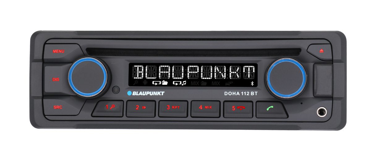Blaupunkt Doha 112 BT Single-DIN CD Bluetooth Radio