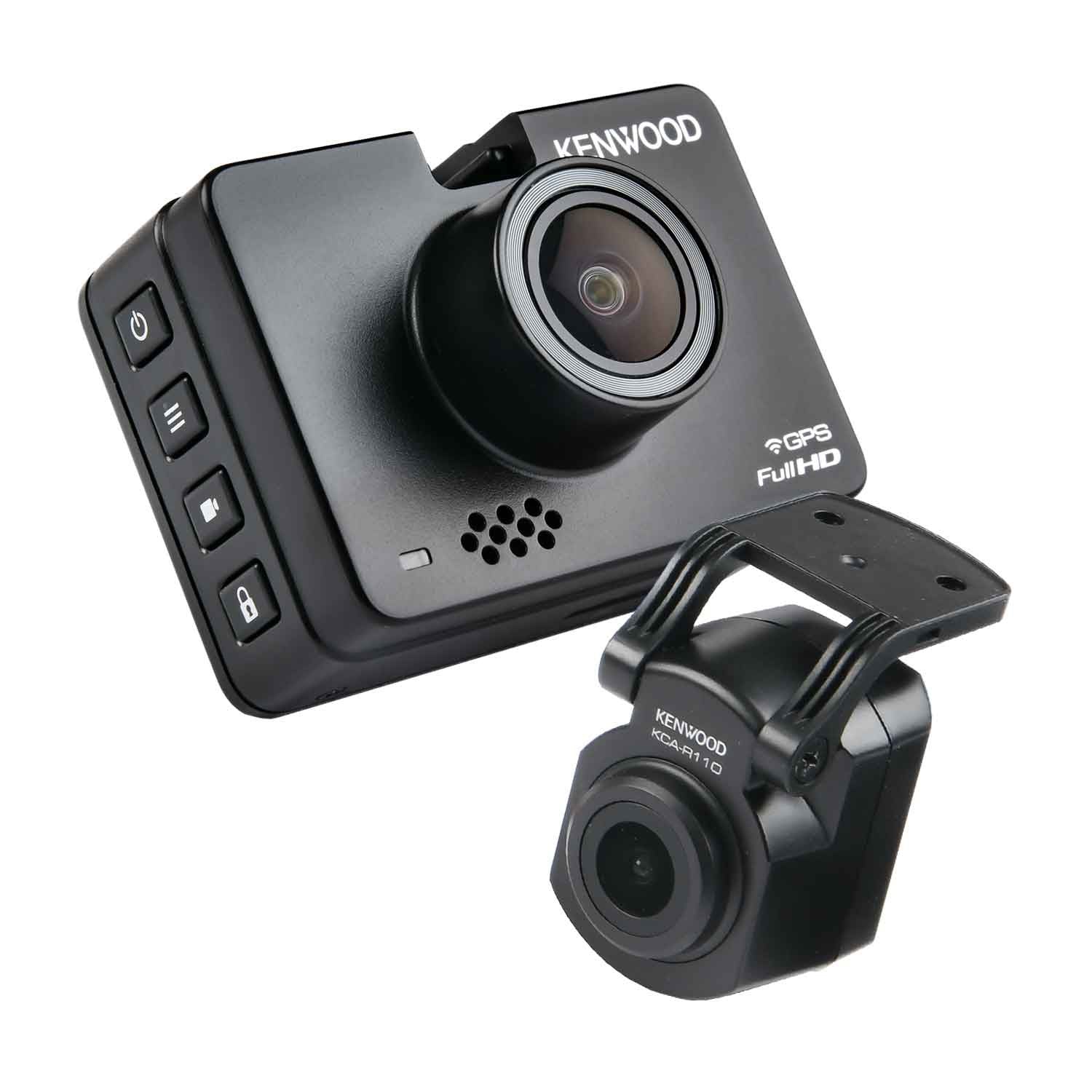 Kenwood DRVA310R11CA Full HD Front & Rear Dash Cam Bundle 32GB