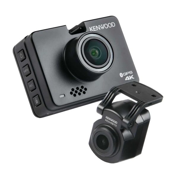 Kenwood DRVA610R21CA 4K Front & 2K Rear Dash Cam Bundle 64GB