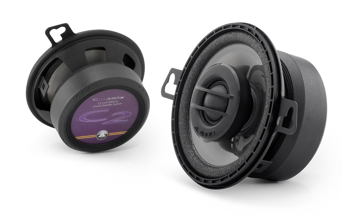 JL Audio C2-350x 90mm / 3.5 inch 2-Way Coaxial Speakers — Pair
