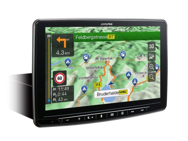 Alpine INE-F904DC Halo9 Navi — 9-inch Floating Navigation Stereo