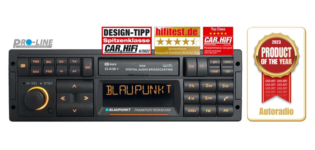 Blaupunkt Frankfurt RCM 82 DAB Retro Single-DIN Bluetooth Radio