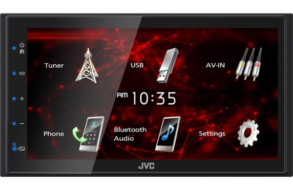 JVC KW-M180BT 6.8-inch Double DIN Bluetooth USB Stereo