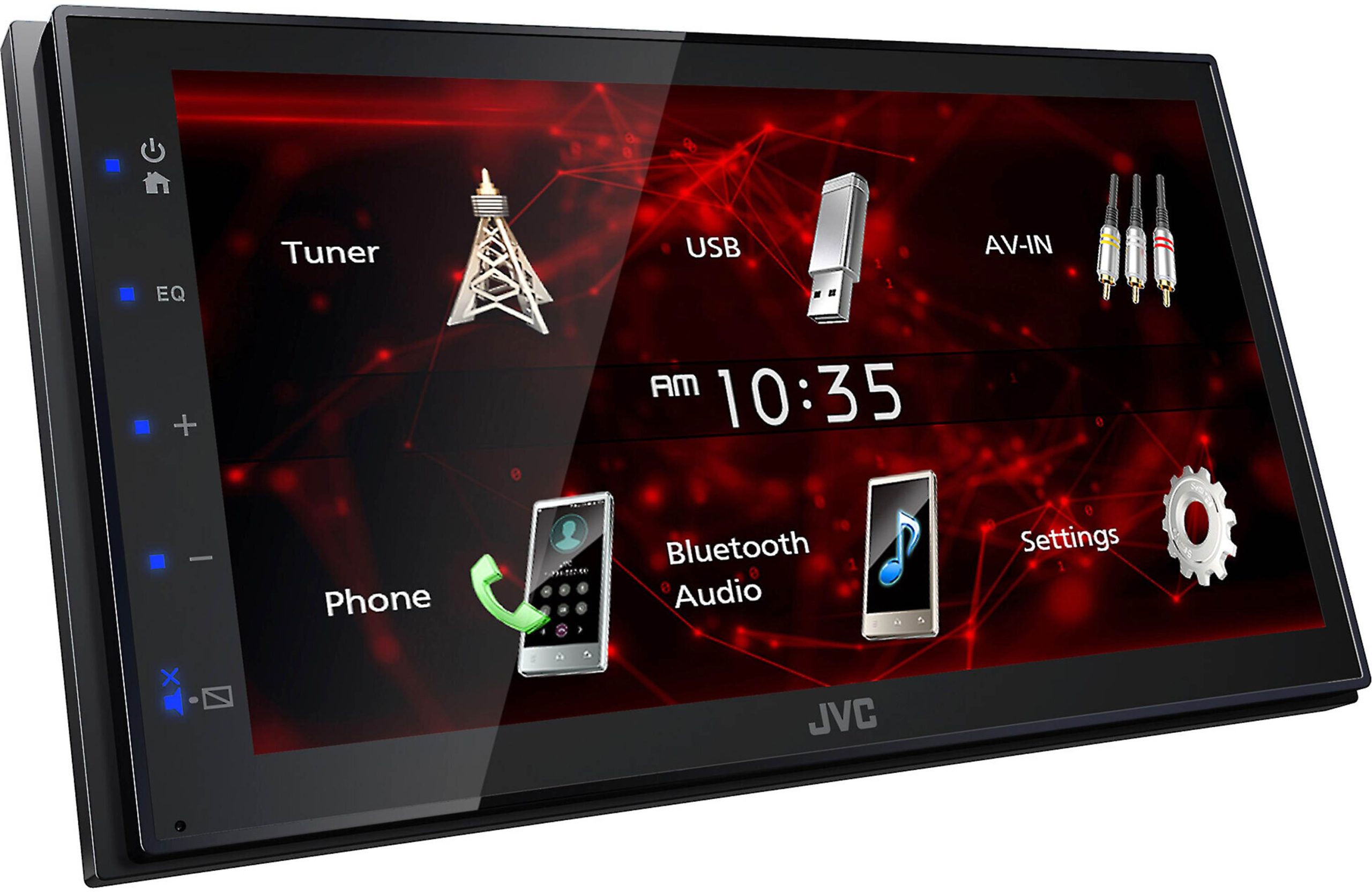 JVC KW-M180BT 6.8-inch Double DIN Bluetooth USB Stereo - Image 2
