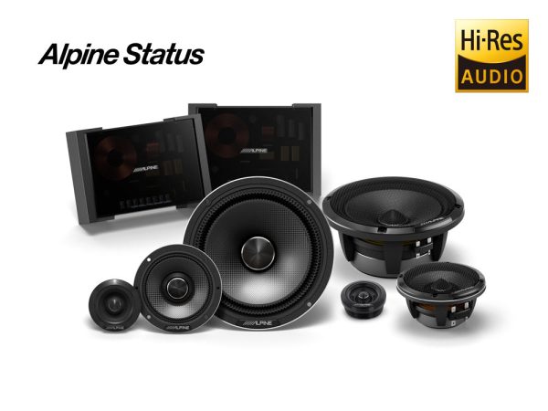 Alpine HDZ-653S Status 6.5-inch 3-Way Slim-Fit Component Speakers