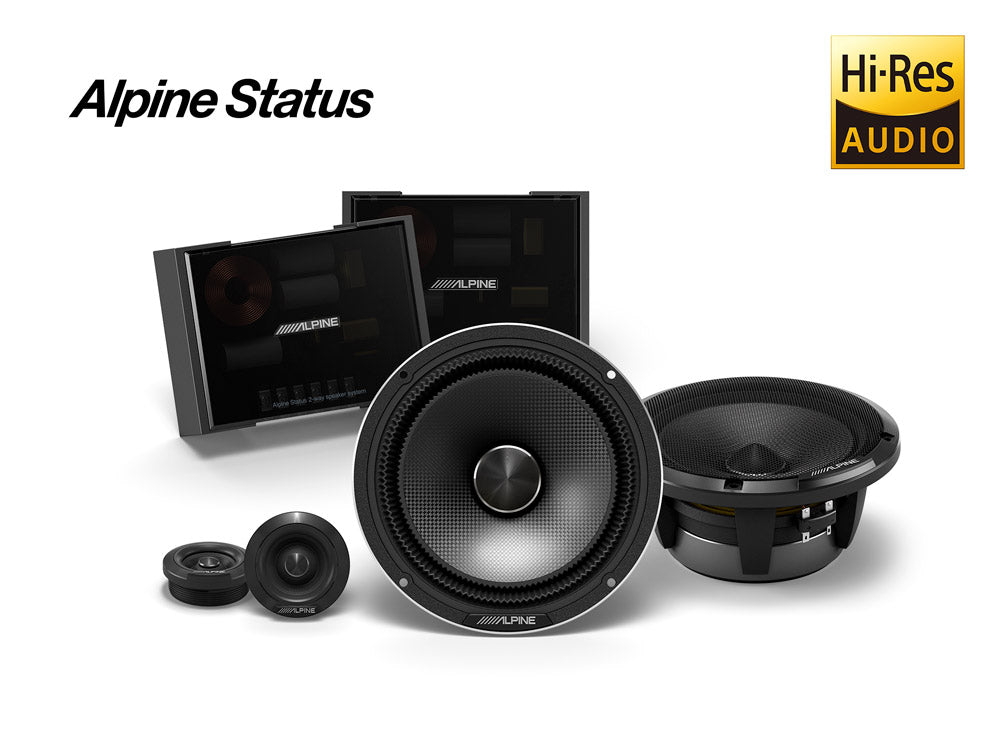 Alpine HDZ-65CS Status 6.5-inch 2-Way Slim-Fit Component Speakers