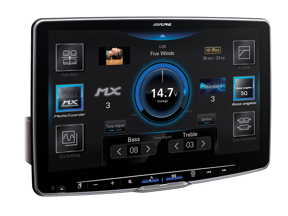 Alpine ILX-F115D Halo11 Floating Screen — Wireless CarPlay, DAB & Android Auto