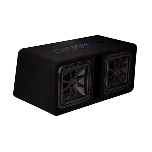 Kicker 44DL7S122 Solo-Baric L7S Dual 12-Inch 2-Ohm Loaded Subwoofer Enclosure
