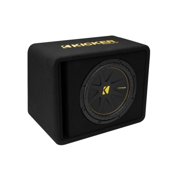 Kicker 50VCWC122 CompC 12-Inch 2-Ohm Loaded Subwoofer Enclosure