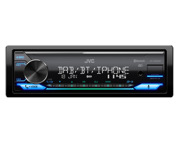 JVC KD-X482DBT Car Stereo