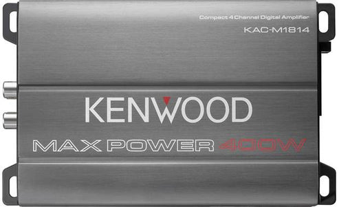 Kenwood KAC-M1814 compact four-channel digital amplifier