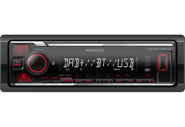 Kenwood KMM-BT408DAB Car Stereo