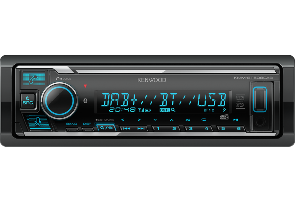 Kenwood KMM-BT508DAB Single DIN DAB+ Bluetooth Stereo