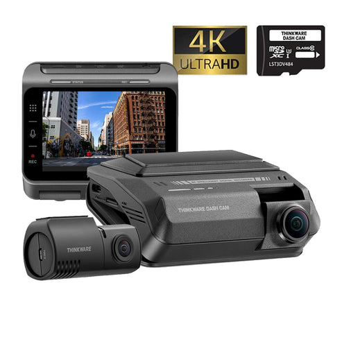 Thinkware ARC900 touchscreen front camera and rear camera