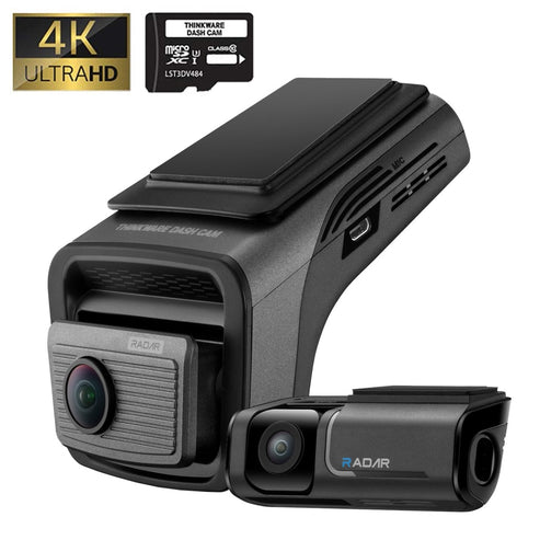 Thinkware U3000 PRO 4K front and 2K rear radar dash cameras