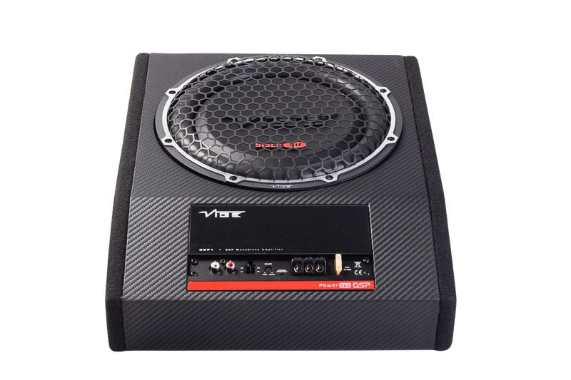 VIBE OPTISOUNDAUTO10A-V4 10-inch Active DSP Subwoofer Enclosure – 300W RMS