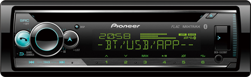 Pioneer DEH-S520BT (DEHS520BT) Single-DIN Bluetooth CD & USB Stereo