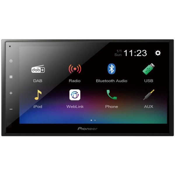 Pioneer DMH-A340DAB 6.8-inch Double DIN WebLink DAB Stereo