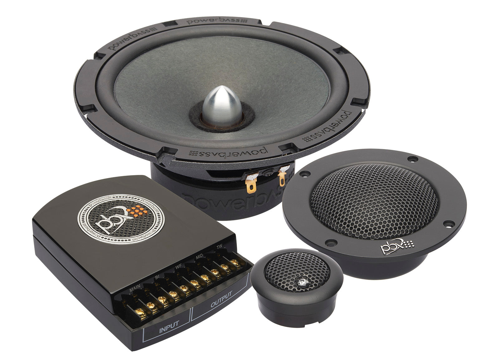 Powerbass 2XL-63.3C 6.5-inch 3-Way Component Speaker Kit