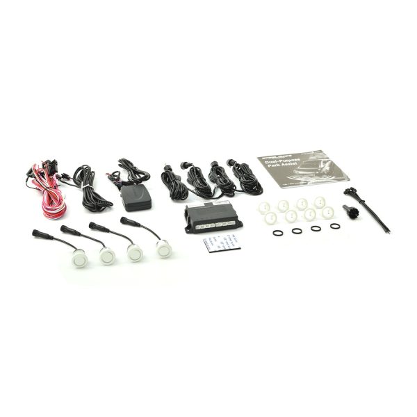 Steelmate PTS400EX (DP) Front or Rear Parking Sensor Kit — White