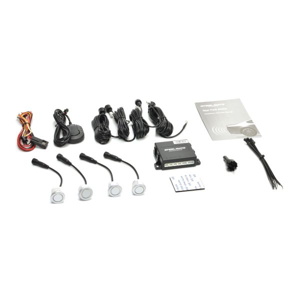 Steelmate PTSC1 Rear Parking Sensor Kit — Silver