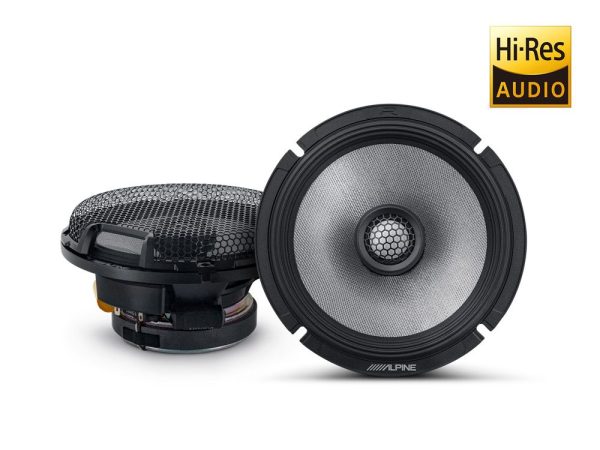 Alpine R2-S65 16.5cm Coaxial Speakers — Pair
