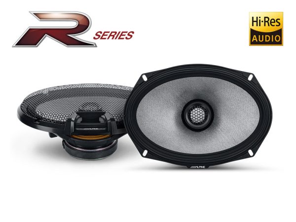 Alpine R2-S69 6x9-inch Coaxial Speakers — Pair