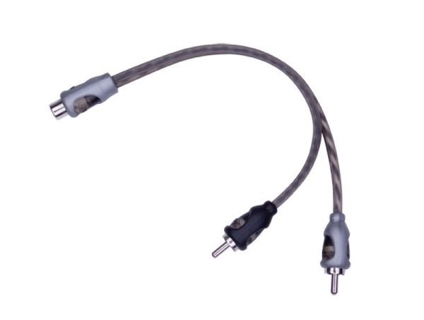 Rockford Fosgate RFIY-1F RCA Y-Adapter — 1 Female / 2 Male