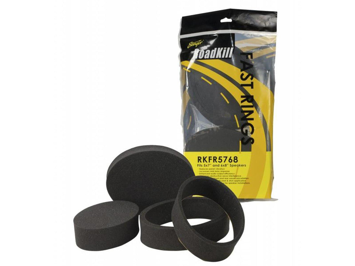 Stinger RKFR5768 RoadKill Fast Rings for 5x7 / 6x8-inch Speakers — Pair