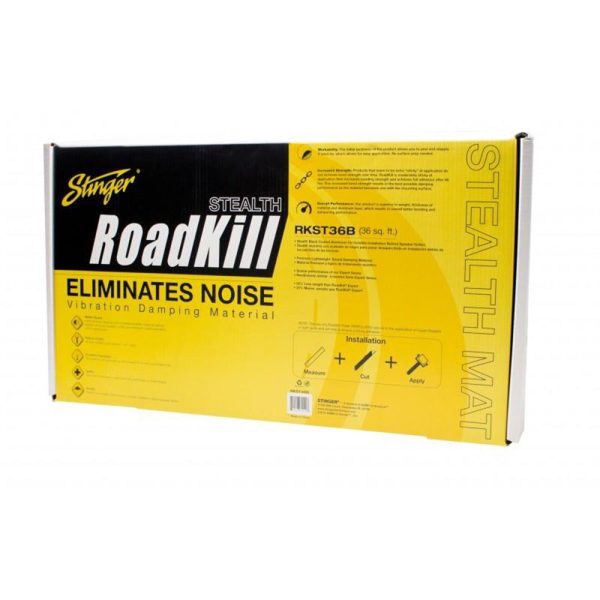 Stinger RKST36B RoadKill Stealth Sound Damping — 9-Sheet Pack