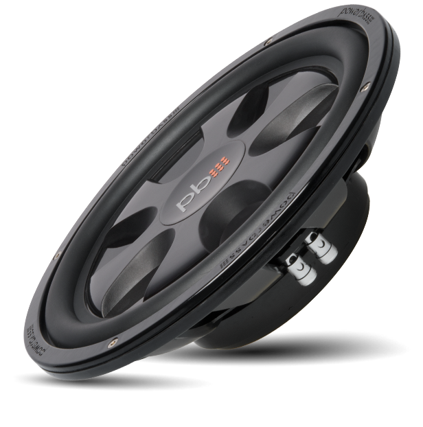 Powerbass S-12T 12-inch Shallow Subwoofer – Single 4 Ohm