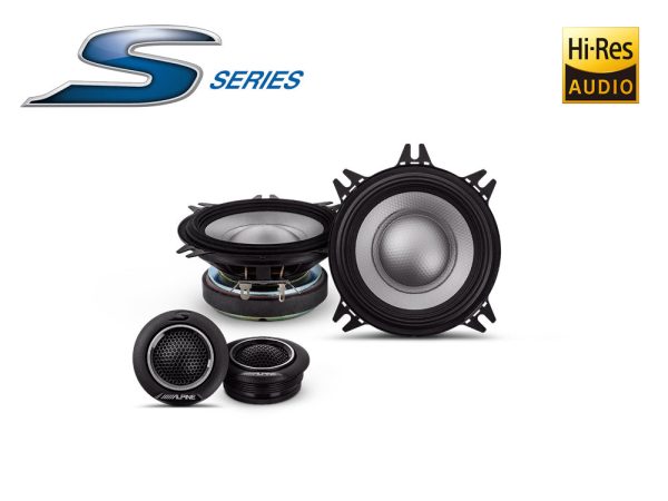 Alpine S2-S40C 10cm 2-Way Component Speaker Set