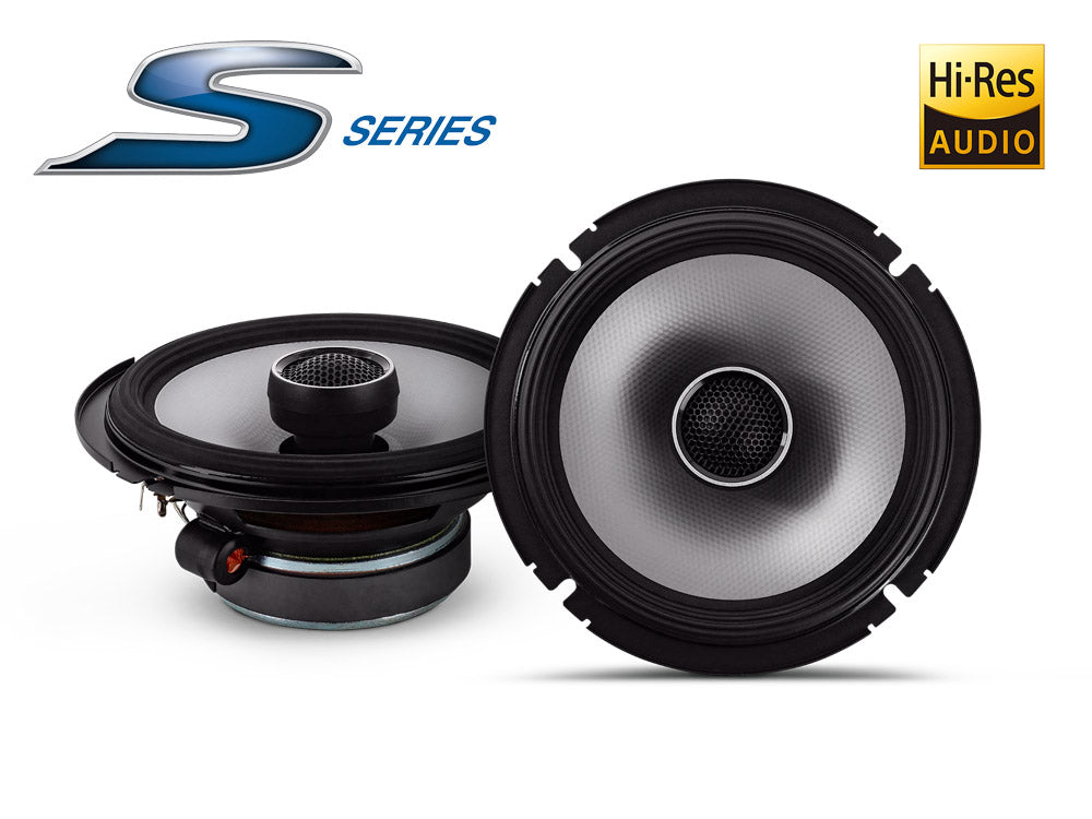 Alpine S2-S65 16.5cm (6.5-inch) Coaxial Speakers — Pair