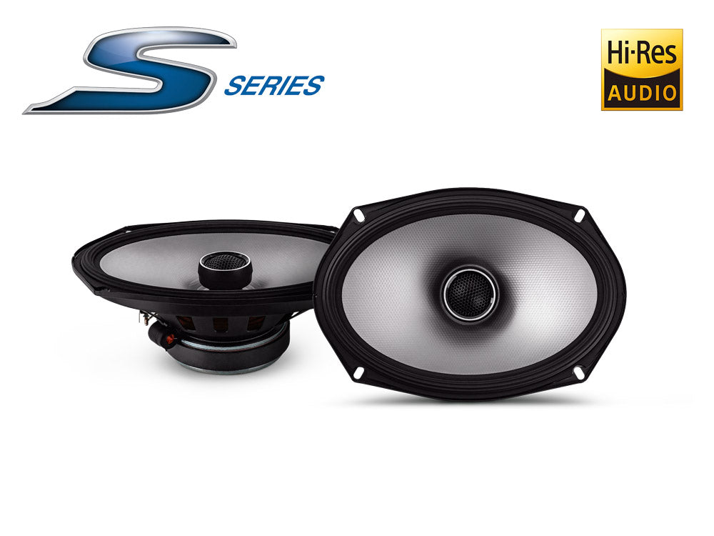 Alpine S2-S69 6 x 9-inch Coaxial Speakers — Pair