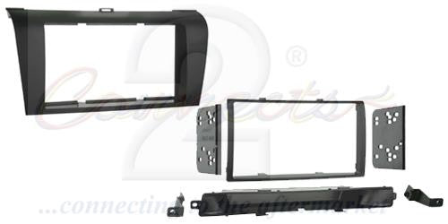 Connects2 CT23MZ05 Black Mazda 3 Double-DIN Fascia – Display-Replacement Pocket