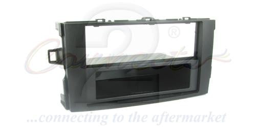 Connects2 CT24TY16 Toyota Auris Single-DIN Fascia with Pocket — Black