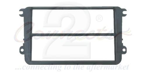 Connects2 CT24VW04 Volkswagen Radio Fascia Frame — Black