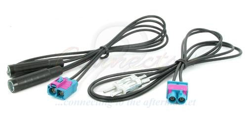 Connects2 CT27FM04 Audi Twin-Fakra FM Modulator Adapter Kit — Modulator Not Included