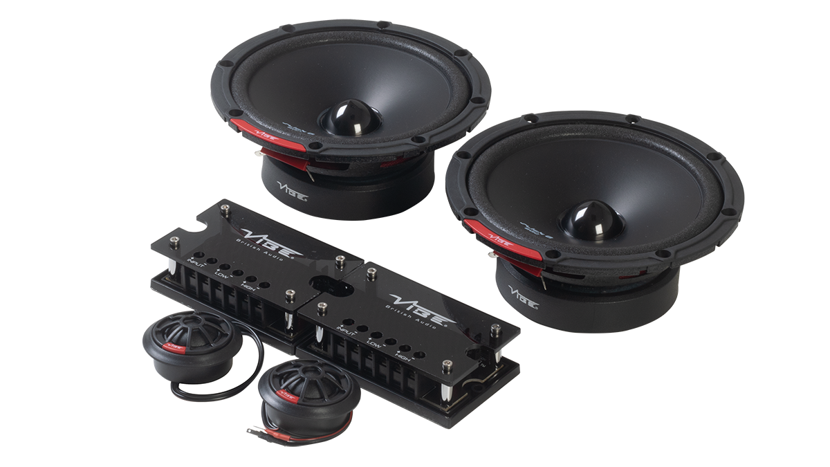 VIBE SLICK6SQC-V9 6.5-inch Component Speaker Set