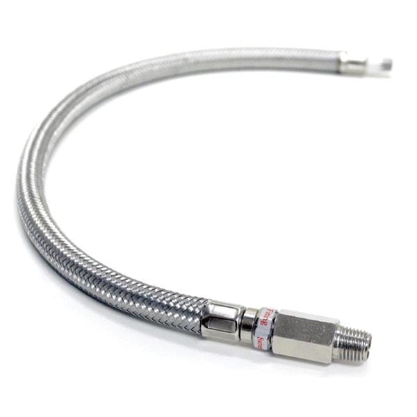 VIAIR 92793 Stainless-Steel Braided Leader Hose with Check Valve