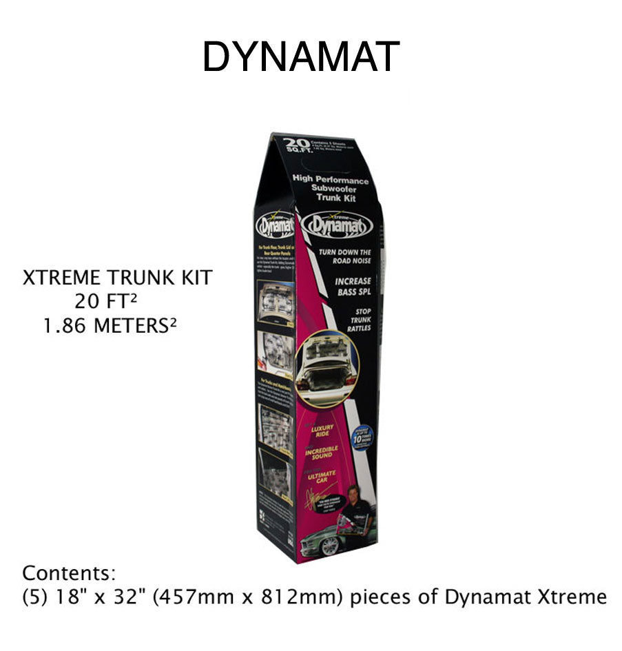 Dynamat 19405 Xtreme Boot Sound-Damping Kit — 5 Sheets